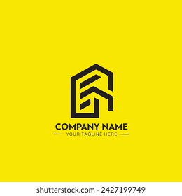 Minimalist line abstract home with sun light logo design. sweet home logo, real state