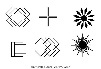 Minimalist line Arrows icon set, vector various arrow line icons in thin line style. editable  black stroke