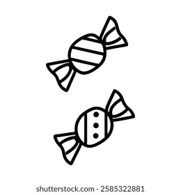 "Minimalist line art candy vector, perfect for printable designs and digital creative projects."







