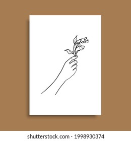 Minimalist line art drawings of hands. Perfect for stationery design, social media, blogs, wall art, decorating your home, preparing printed paper products, packaging design and also for other ideas. 