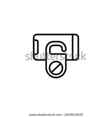 A minimalist line art icon of a 