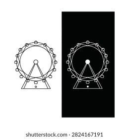 A minimalist line art