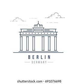 Icono de arte Minimalista Line de Berlín