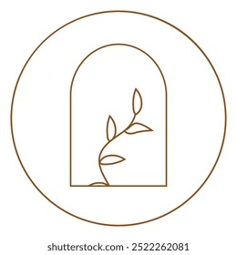 Minimalist Line Art Nature Scenery - 12