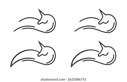 Minimalist Line Art Unicorn Logo Collection - Powered by Shutterstock - Get 15% off with code: PIKWIZARD15