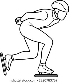 Minimalist line art vector