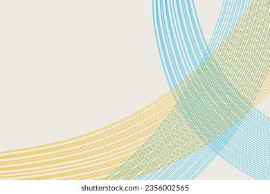 minimalist line background with rounded style