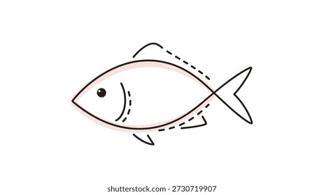 Dibujo línea minimalista un