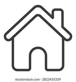 A minimalist line drawing