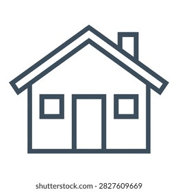 A minimalist line drawing