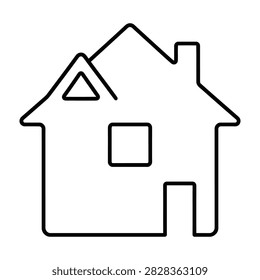 A minimalist line drawing