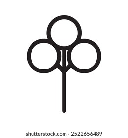 Minimalist Line Geometric Tree - 04