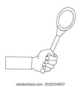 Minimalist line of hands holding frying pan and kitchen utensils for coloring, Cooking Utensils Line icon, Sketch Design, Pixel perfect, Editable stroke. Logo, Sign, Symbol. Kitchen.