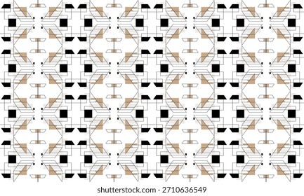 Minimalist Linear Abstract Geometric Pattern Featuring Thin Repetition and Soft Grainy Tone
