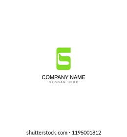 Minimalist line-art G letter vector logo design