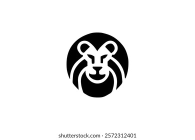 Minimalist Lion Logo for Luxury Brands
