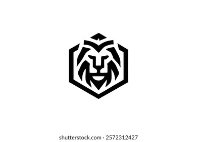 Minimalist Lion Logo for Luxury Brands