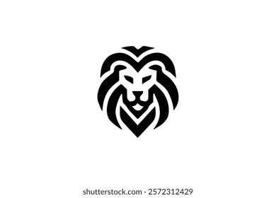 Minimalist Lion Logo for Luxury Brands