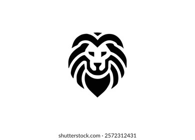 Minimalist Lion Logo for Luxury Brands