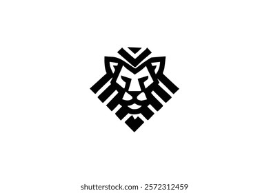 Minimalist Lion Logo for Luxury Brands