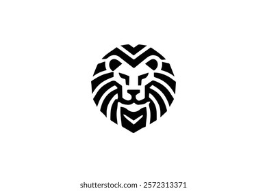 Minimalist Lion Logo for Luxury Brands