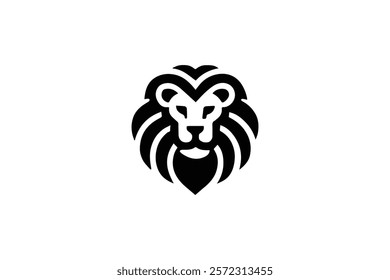 Minimalist Lion Logo for Luxury Brands