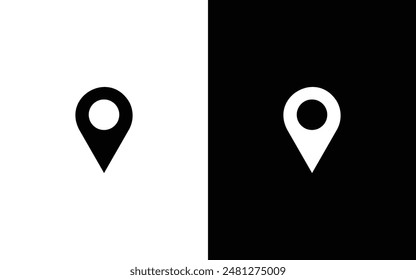 Plantilla de diseño de logotipo de Locación minimalista