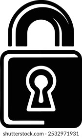 Conjunto minimalista de vetor de ícone de bloqueio - Ilustrações seguras de cadeado em EPS para Web e design gráfico