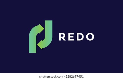 Flechas de logotipo minimalistas para el signo de embalaje y la marca de producto