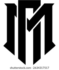 minimalist logo with the base word MA of AM