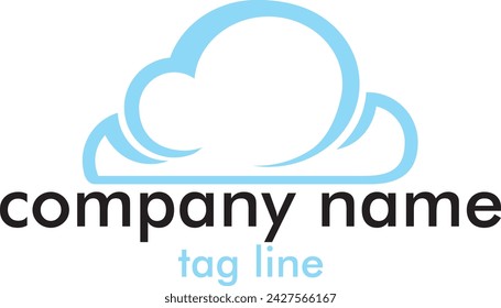 minimalist logo cloud good for your bussiness