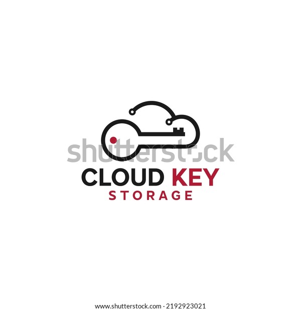 minimalist logo for cloud\
key