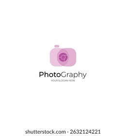 minimalist logo design with camera