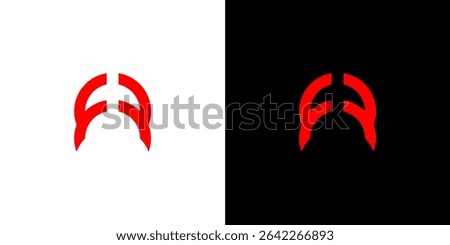 minimalist logo design. ff letter logo, fa logo