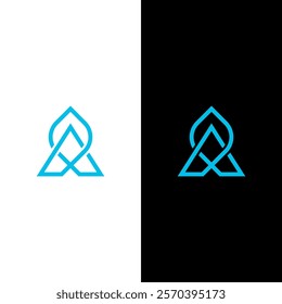 The minimalist logo design and geometric shapes make it look modern and simple.