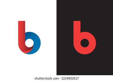 Minimalist logo design letter b that is suitable for your business.