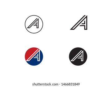 A minimalist logo design, monogram logo
