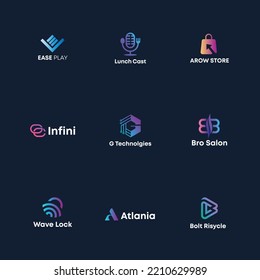 Minimalist Logo design pack. Modern Logo Designs