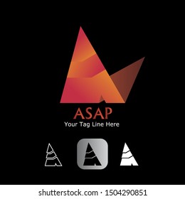 Minimalist logo design.
Simple and creative logo design "letter A".