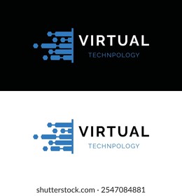 Minimalistisches Logo-Design für Technologie