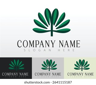 A minimalist logo designed for fresh and organic food companies.