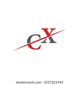 Minimalist Logo with Dynamic Diagonal Line