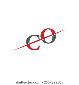 Minimalist Logo with Dynamic Diagonal Line