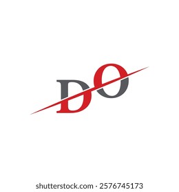 Minimalist Logo with Dynamic Diagonal Line