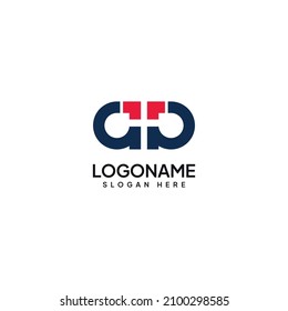 Plantilla AA de inicio de logotipo minimalista