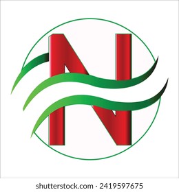 A Minimalist Logo N Vector Design