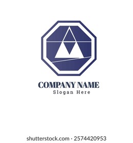 The minimalist logo is in the shape of a pentagon with a cutout in the form of a natural icon suitable for climbers, symbolizing growth, sweetness and sustainability.