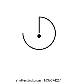 minimalist logo simple clip art vector illustration
