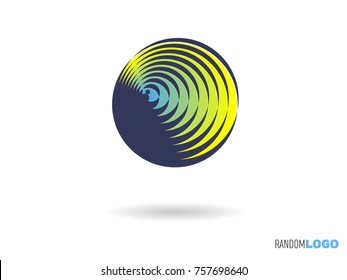 Minimalist logo style, for your new startup. Vector easy to edit