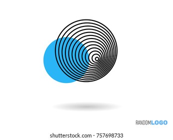 Minimalist logo style, for your new startup. Vector easy to edit